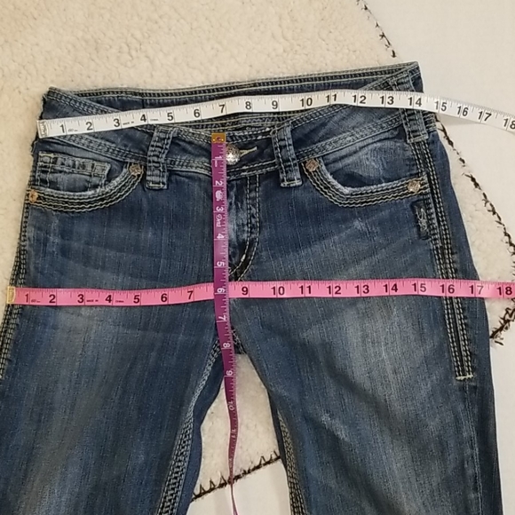 Silver Suki Surplus Jeans Sz 27 - Picture 4 of 11